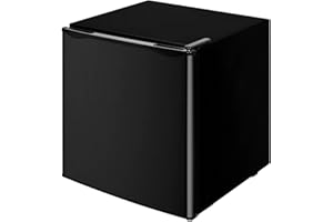 Fox Shack 1.7 Cu Ft Small Fridge with Freezer, Low noise, Energy-efficient, Countertop Refrigerator, Single Door Refrigerator for Apartment, Dorm, Kitchens, Office and Bedroom