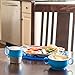 Innobaby Din Din Smart Stainless Steel Cup (9 oz) with Handle for Babies, Toddlers and Kids. BPA Free, Green