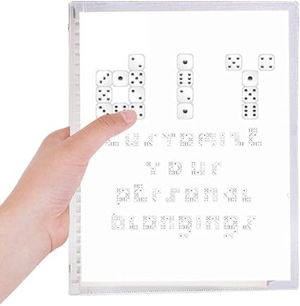 Amazon ふるい英語イラストパターン 硬質プラスチックルーズリーフノートノート ノート 文房具 オフィス用品