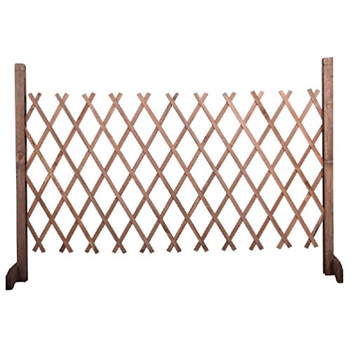 Portable Wooden Garden Gate Screen Expanding Wooden Fence Privacy Safety Child Buy Online in
