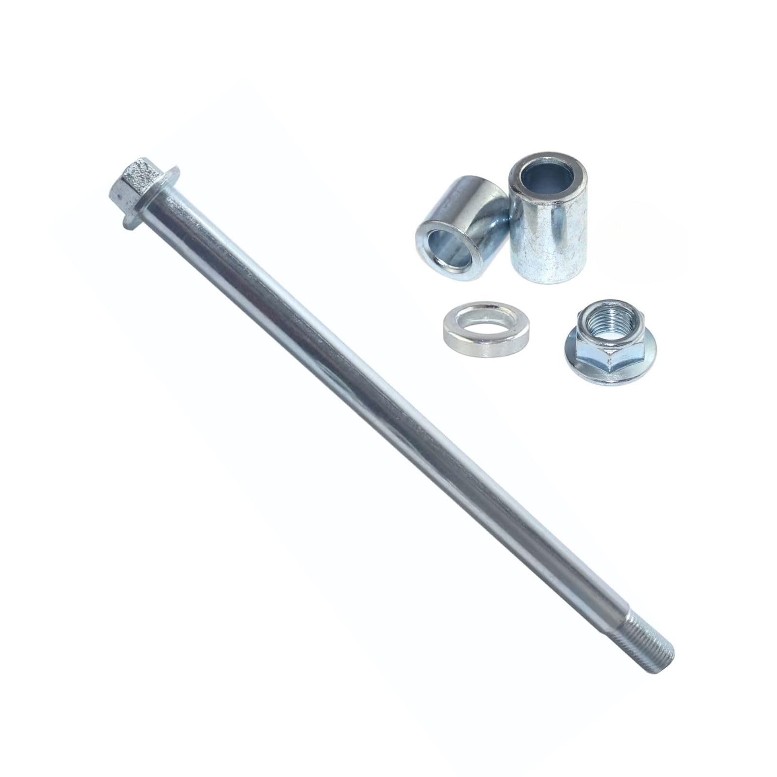 Photo 1 of 12mm 330mm Front Rear Axle with Bushing 38mm 22mm 5mm Fit for Pit Dirt Bike Moped Scooter QUAD ATV Mini Bike Parts