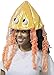 Costume Accessory -Iridescent Novelty Jellyfish Hat (One Size fits Most) (Orange, One Size Fits Most)