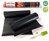 Oven liners grill baking BBQ or fridge mat by Bakexpert 2 pack large size 16.25
