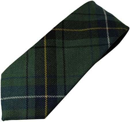100% Wool Authentic Traditional Scottish Tartan Neck Tie - Henderson Muted