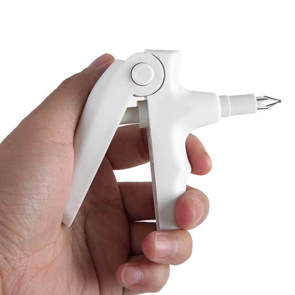 Ligature Gun - Orthodontic Ligature Gun Tools Oral Orthodontic Ligation Dental Instrument for Orthodontic Ligature Ties O-rings Braces Rubber Bands(Color : White)