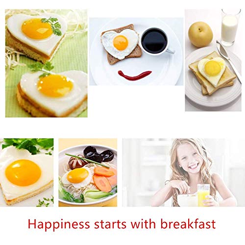 4 Grids with Cover Heart Shaped Egg Steamer,Kitchen Microwave Egg Poacher,BPA Free, Dishwasher Safety - Thumbnail 4
