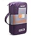fatcolo New 96 Disc CD VCD DVD Blu-Ray Storage Bag Wallet Holder Case Box - Purple