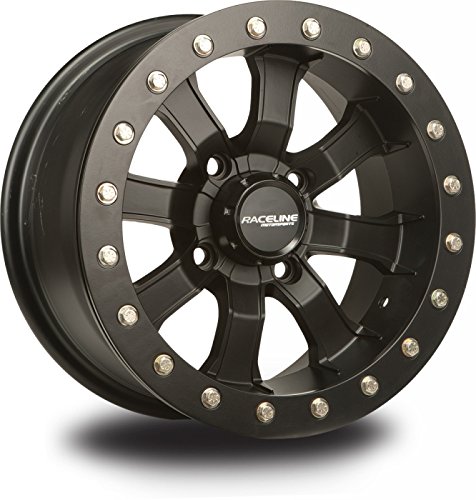 Raceline Mamba Beadlock ATV Wheel - Black [14x7] 4/156 - (4+3) - Thumbnail 4