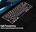 CaseBuy Premium Ultra Thin Keyboard Cover Compatible New MacBook Air 13-inch A1932 with Touch ID Retina Display Soft-Touch TPU Keyboard Protective Skin, Rose Gold