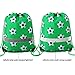 Soccer Ball-Party-Supplies-Favors-Bags Reflective Sports Drawstring Backpack Bags Bulk 10 Pack