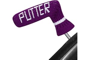 Scott Edward Blade Putter Cover Knitted, 1 Piece in Pack, Fits Golf Blade Putters Cute and Soft