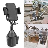 NNDA CO Universal Adjustable Gooseneck Cup Holder Cradle Car Mount For Phone iPhone LG