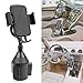 NNDA CO Universal Adjustable Gooseneck Cup Holder Cradle Car Mount For Phone iPhone LG