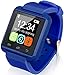 Bluetooth Smart Watch, Aosmart U8 Smartwatch for Android Smartphones - Blue