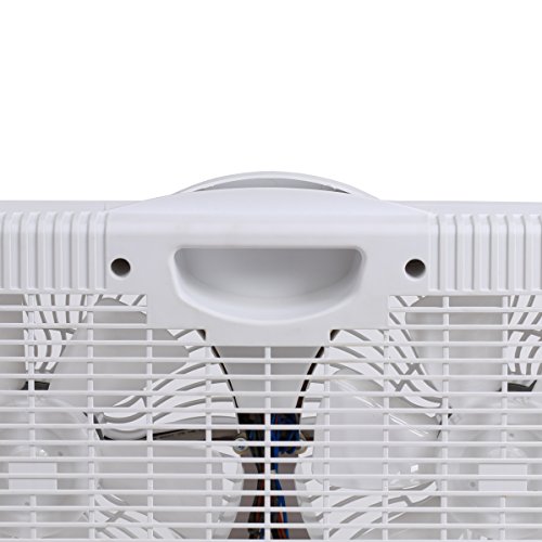 Genesis Twin Window Fan with 9 Inch Blades, High Velocity Reversible