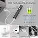 Candle Lighter, Rechargeable Electric Arc Lighter with LED Battery Display and Flameless Windproof Triple Safety Long Lighter for Camping BBQ Stove Cooking Kitchen Fireworksthumb 3