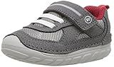 Stride Rite Boys' SM Jamie Sneaker, Grey, 5 Medium US Toddler