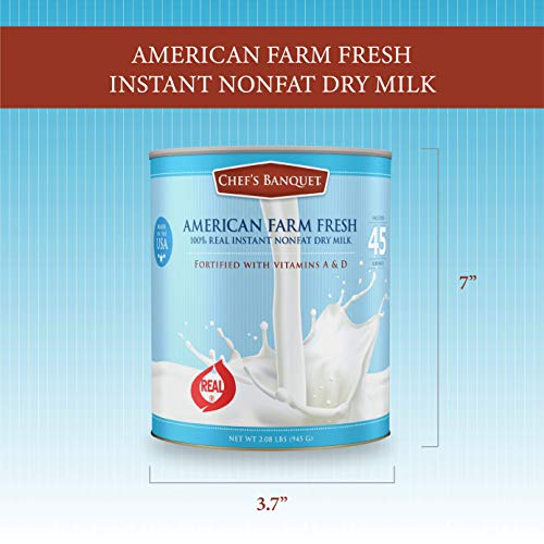 American Farm Fresh Fortified Instant Nonfat Dry Milk Powder for Baking