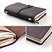 Refillable Handmade Travelers Notebook, Medium Vintage Leather Journal Diary 6.7