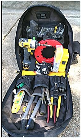 Mechanic Tool Bag Backpack Electrician Multi Tech Utility Heavy Duty Truck RC Light &amp; eBook by OISTRIA