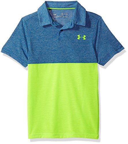 Under Armour Polo bloqueado Threadborne para niños