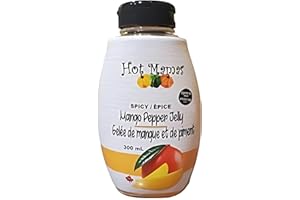 Hot Mamas Spicy Mango Pepper Jelly in Squeezable Bottle, 300ml