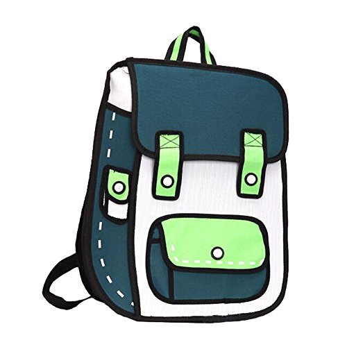 Animated Backpack. Aoibox Funny 3D Cartoon Backpack Students School