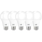 LE LED Light Bulb, 60 Watt Equivalent, 9W 800lm 5000K Daylight White LED Bulb, Non-dimmable Light Bulb, A19 E26 Standard Base
