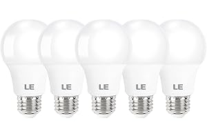 Lepro LED Light Bulbs, 2700K Soft Warm White LED Bulb 60W Equivalent, Non-Dimmable, A19 E26 Standard Medium Base, 10000 Hour 