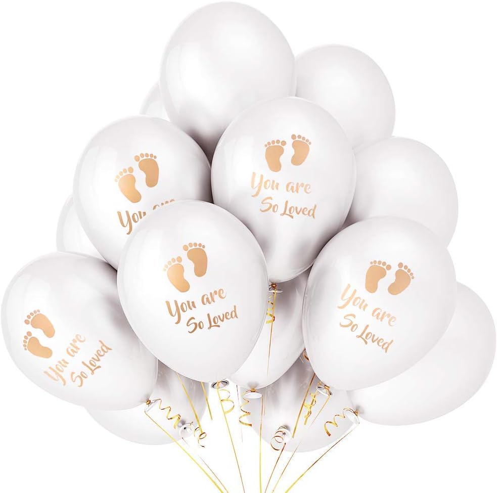 baby shower latex balloons