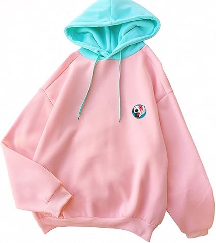 pink and green sweatshirt