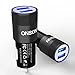 ONSON Car Charger,24W 4.8A Rapid Dual Port USB Car Charger Adapter +3FT Apple Lightning Cable Charging Cord for iPhone 7/7 Plus,6/6S/6 Plus/6S Plus,5S/5,iPad,iPod Nano 7(Black)