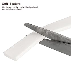 uxcell Silicone Foam Seal Strip, 0.12" x 0.6" x