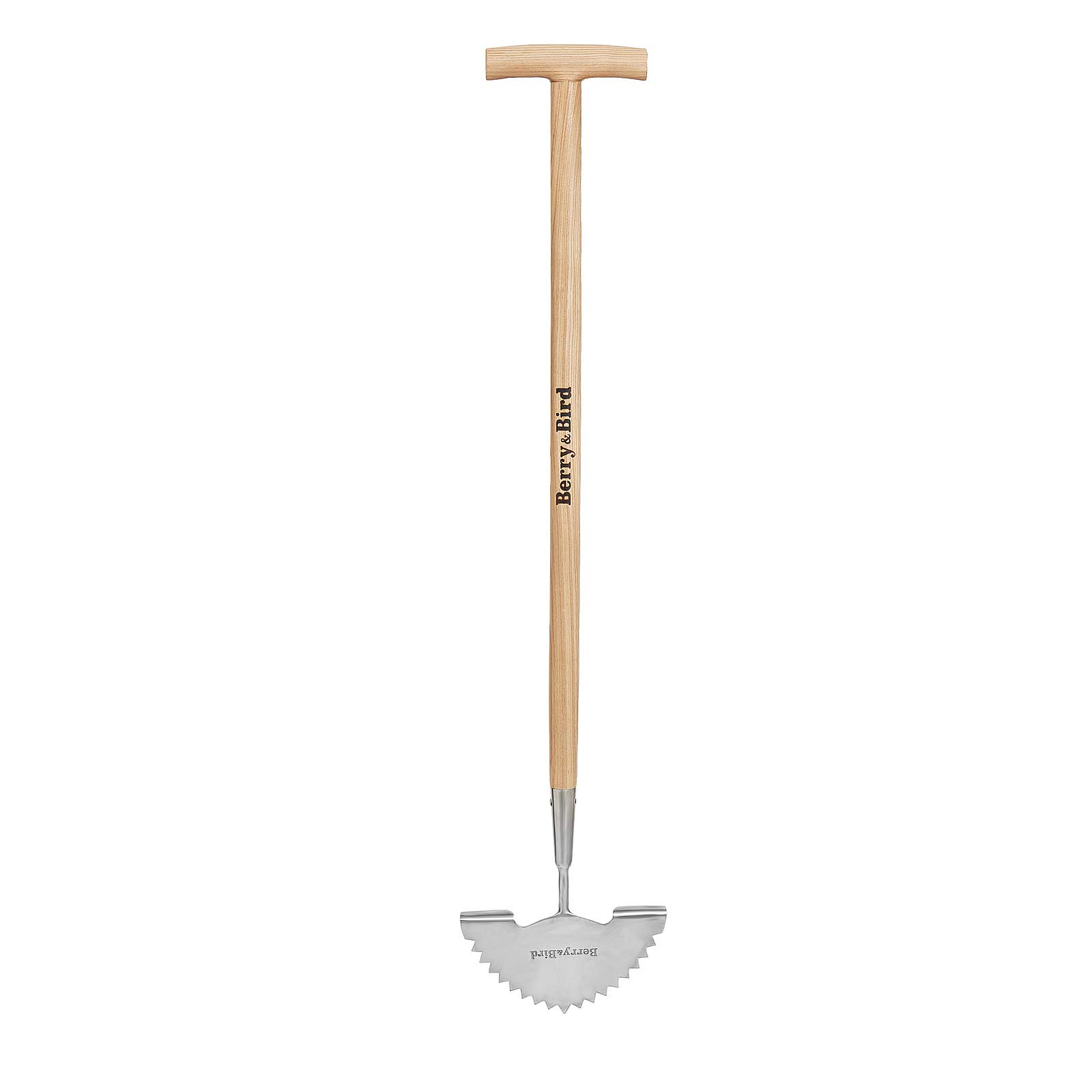 Buy Berry&Bird Stainless Steel Edging Iron, SawTooth Border Edger with TGrip, Half Moon Lawn