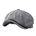 GESDY Mens Vintage Newsboy Ivy Cap Flat Octagonal Golf Driving Hat Beret Cabbie Gatsby