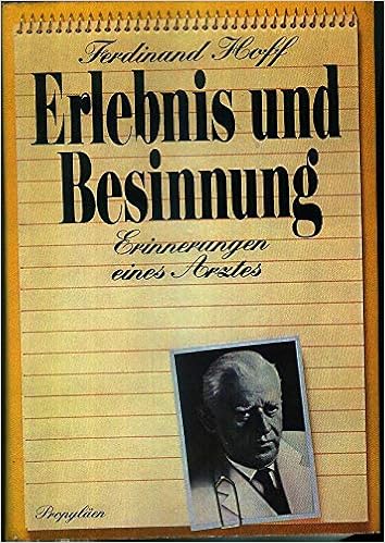 Erlebnis Und Besinnung Amazon Co Uk Hoff Ferdinand Books