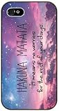 Hakuna Matata - Nebula sky - The Lion King - iPhone 5C black plastic case / Inspiration Walt Disney quotes