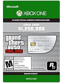 GTA V Great White Shark Cash Card - Xbox One Digital Code