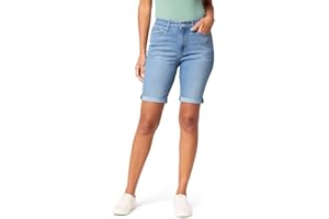 Levi Strauss Signature Gold Womens Mid-Rise Bermuda Shorts (Available in Plus Size) Shorts