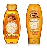 Garnier Whole Blends Illuminating Moroccan Argan Shampoo Conditioner Set 12.5 Ounce