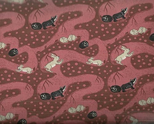 Enchanted Forest bunnies wildlife fabric