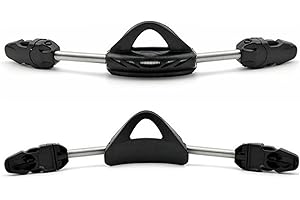 KAKALOTE 1pair Universal Diving Fin Straps with Buckles, Durable Replacement Heel Straps or Most Fins