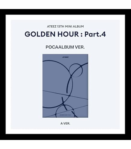 Amazon.com: ATEEZ GOLDEN HOUR : Part.4 POCA Album Version KPOP Pre
