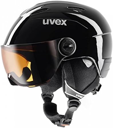 Uvex Junior Visor Winter Sports/Ski Helmet/Goggle Set - 566202 (Black - 52-54)