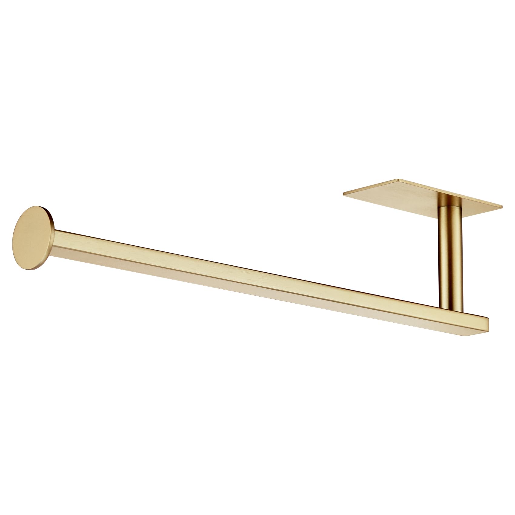 Photo 1 of AONEON Paper Towel Holder Self-Adhesive Bar Under Cabinet for Kitchen Towel Brushed Gold T-304 Stainless Steel Wall Mounted Rack, AN3002GD