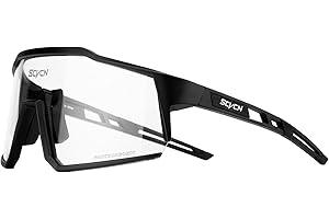 SCVCN Photochromic Cycling Glasses with TR90 Sports Sunglasses Women Men Running Clear MTB Bike Bicycle Accessories