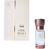 Dukhni Misk Rijali Attar Oil 6ml Musk Perfume Oil|Luxury Islamic Gift | White Musk Perfume Oil | Premium Attar oil for Special ocassion Long Lasting Ittar For Women &amp; Men, Dab on Pulse points