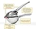 Qualitools Lemon Squeezer Stainless Steel Manual Citrus Press Juicer Heavy Duty Metal Lime Squeezer Stainless Steel, Dishwasher Safe