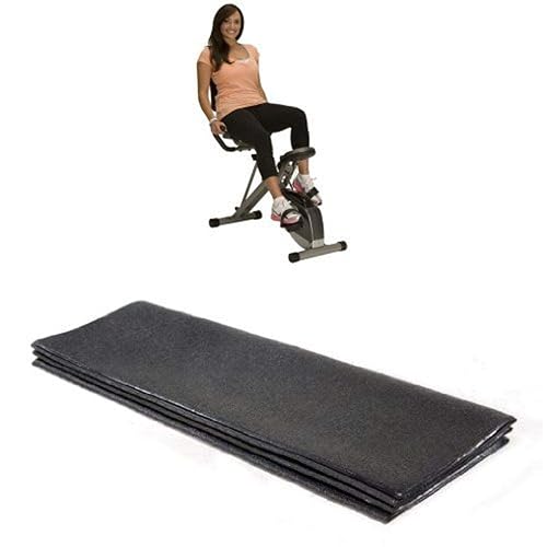 Exerpeutic 400XL Folding Recumbent Bike and Stamina Equipment Mat