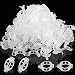 LEOBRO 150PCS Plant Support Garden Clips for Vine Vegetables,Tomato Trellis Clips,Makes Garden Vegetables to Grow Upright and Healthier,White primary